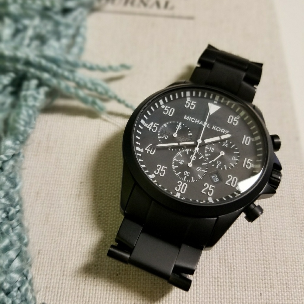 Black Men's Michael Kors Watch